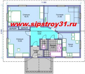 sipstroy31-87 проект одноэтажного дома из сип-панелей